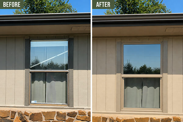 Before and After Window Replacement Services Before and After Window Replacement Services