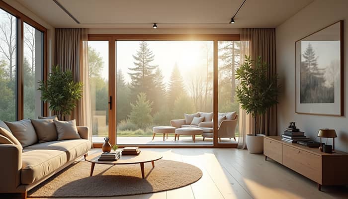 Energy-efficient windows enhancing home comfort